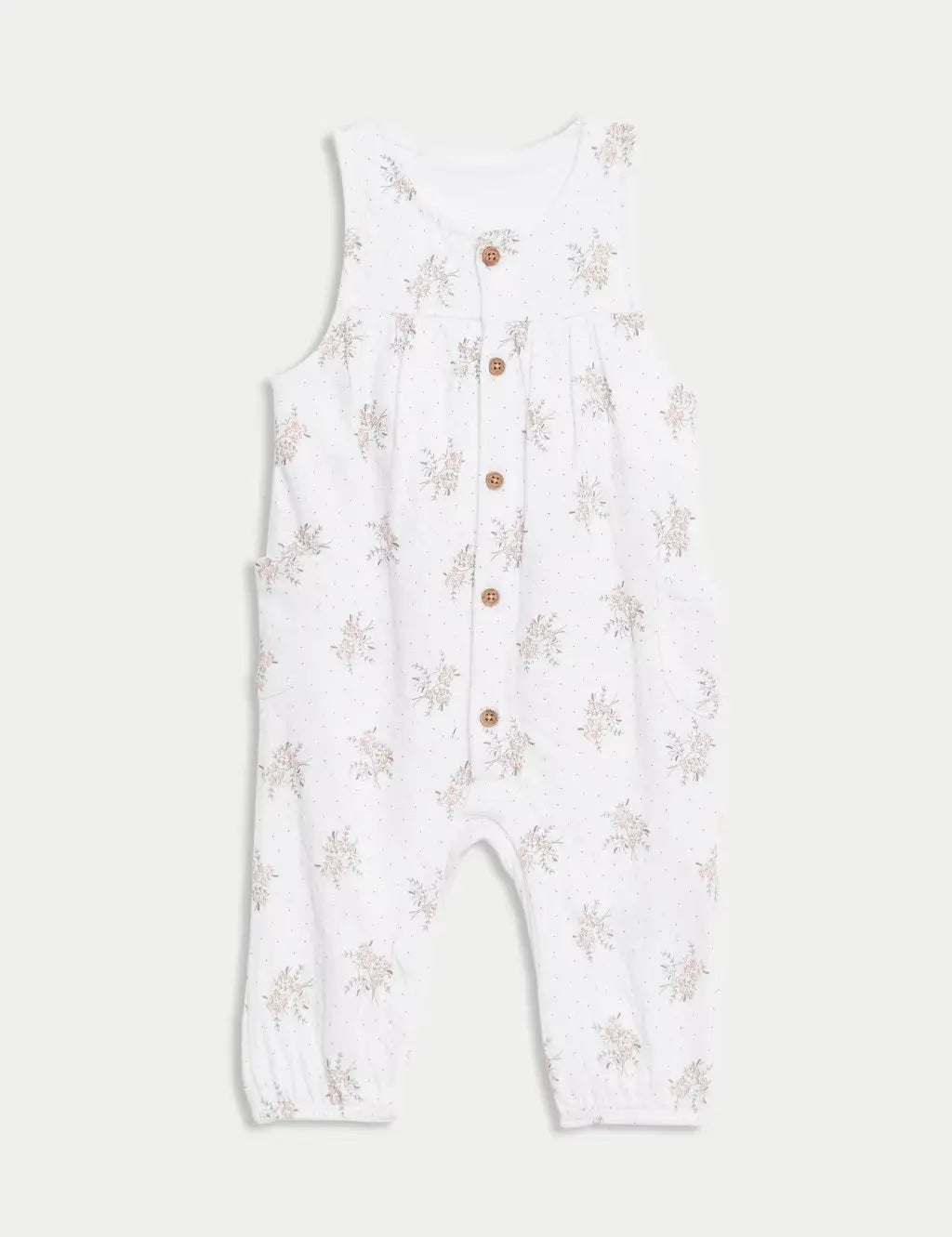 2pc Pure Cotton Floral Outfit (7lbs - 1 Yrs) Honesty Sales