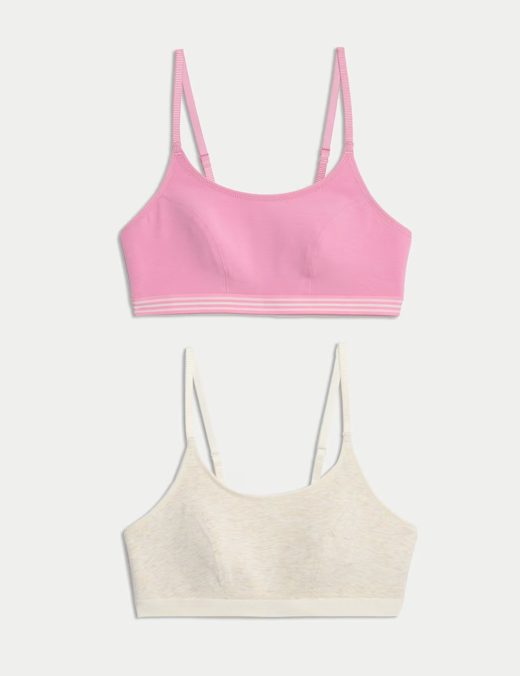 2pk Cotton First Bra Crop Tops - Honesty Sales
