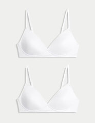 2pk Non Wired First Bras AA-D - Honesty Sales