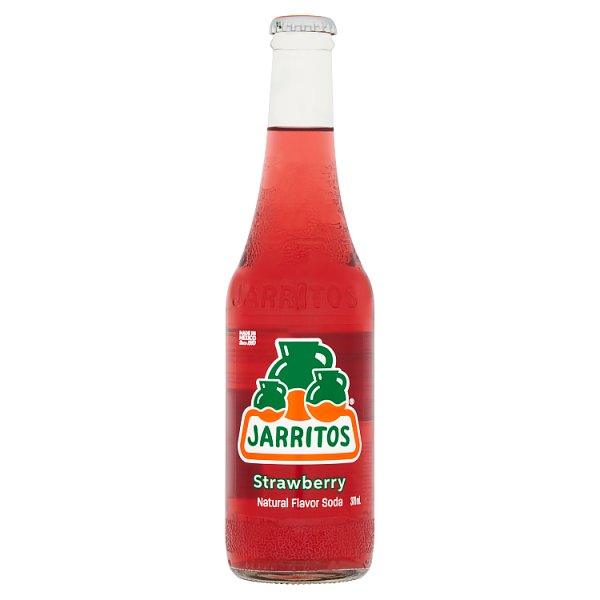 Jarritos Strawberry Natural Flavor Soda 370ml (12 x 370ml)