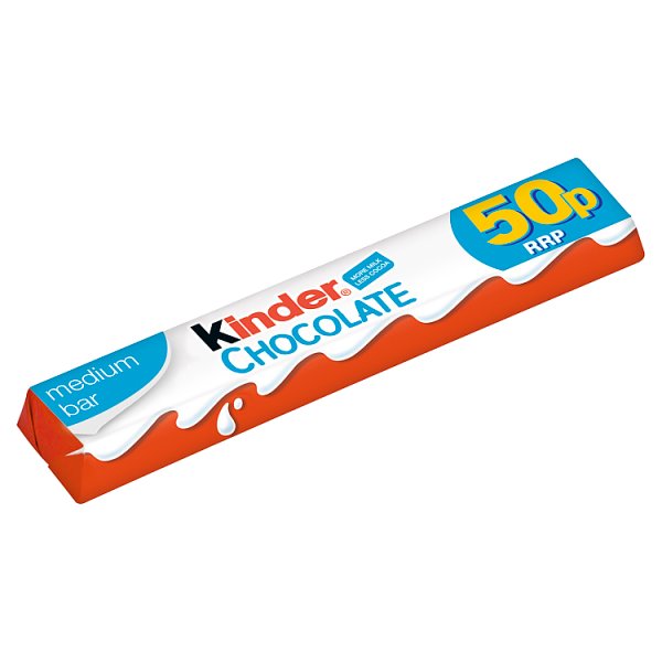 Kinder Medium Bar Chocolate 21g (36 x 21g)