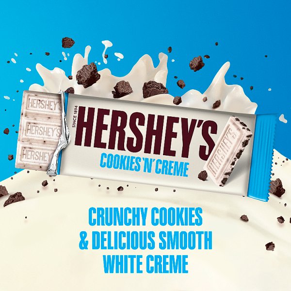 Hershey's Cookies 'N' Creme Bar £1.75 PMP 90g (24 x 90g)
