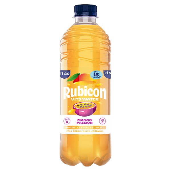 Rubicon Vits Water Mango Passion 500ml (12 x 500ml)