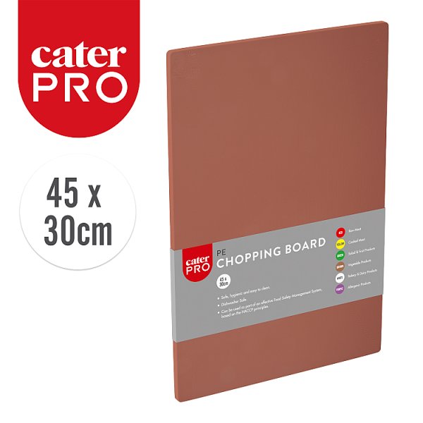 CaterPro PE Chopping Board 45 x 30cm (1 x Sgl)