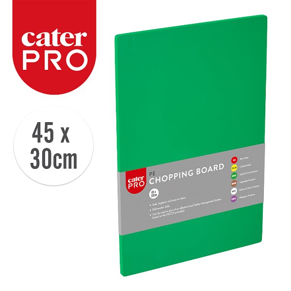 CaterPro PE Chopping Board 45 x 30cm (1 x Sgl)