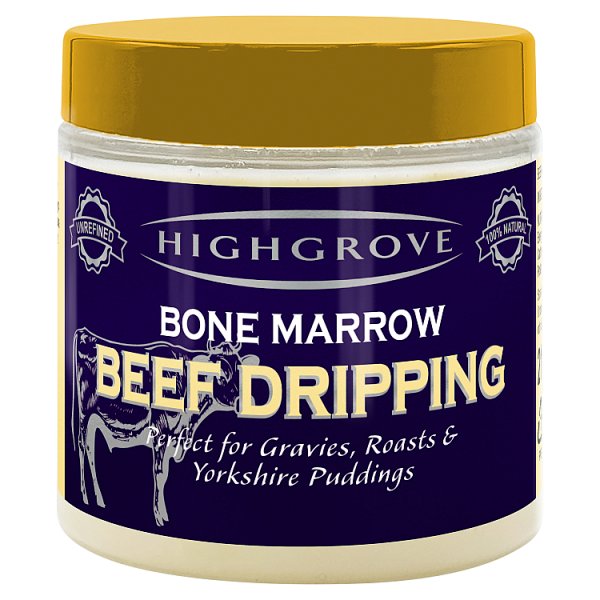 HIGHGROVE Bone Marrow Beef Dripping 210ml (1 x 180g)