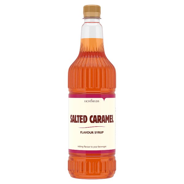 Lichfields Salted Caramel Flavour Syrup 1 Litre (1 x 1ltr)