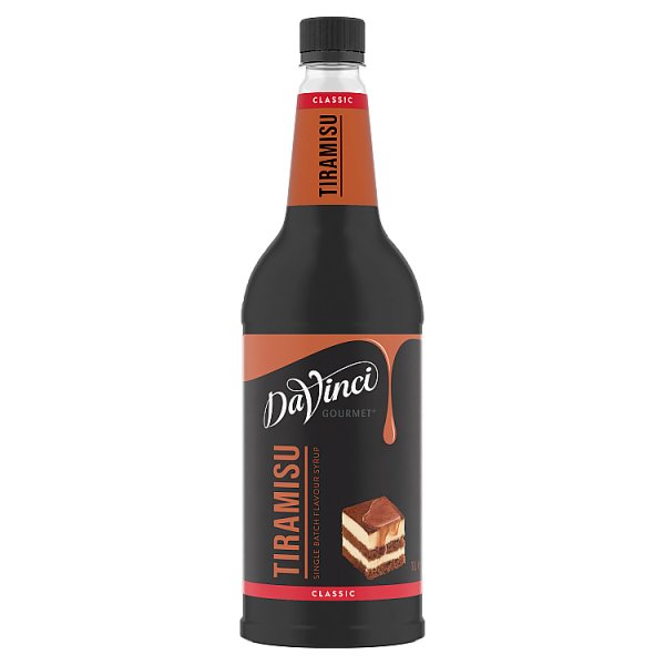 DaVinci Gourmet Classic Tiramisu Single Batch Flavour Syrup 1L (6 x 1ltr)