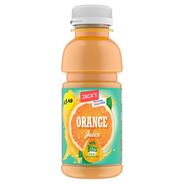 Jack's Orange Juice with Bits 300ml (8 x 300ml)