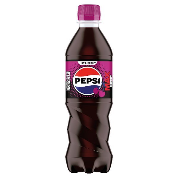 Pepsi Max Cherry Bottle PMP 500ml (12 x 500ml)