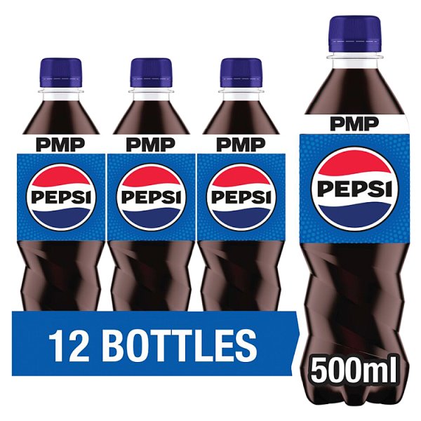Pepsi Cola 500ml PMP Bottle  (12 x 500ml)
