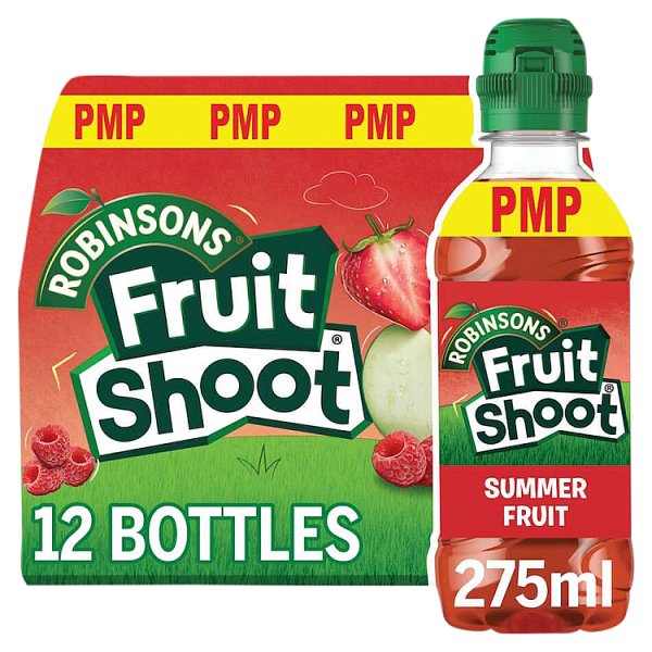 Fruit Shoot Summer Fruits PMP bottles x 12 275ml (12 x 275ml)