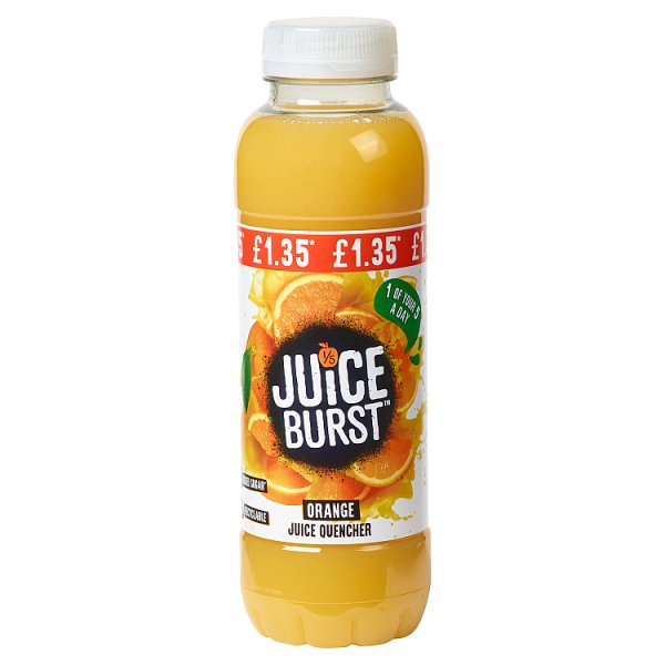 Juice Burst Orange Juice Quencher 400ml (12 x 400ml)