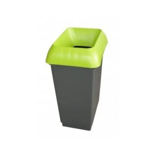 30L Recycling Bin with Lime Lid - Honesty Sales