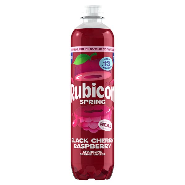 Rubicon Spring Black Cherry & Raspberry Sparkling Water (12 x 500ml)
