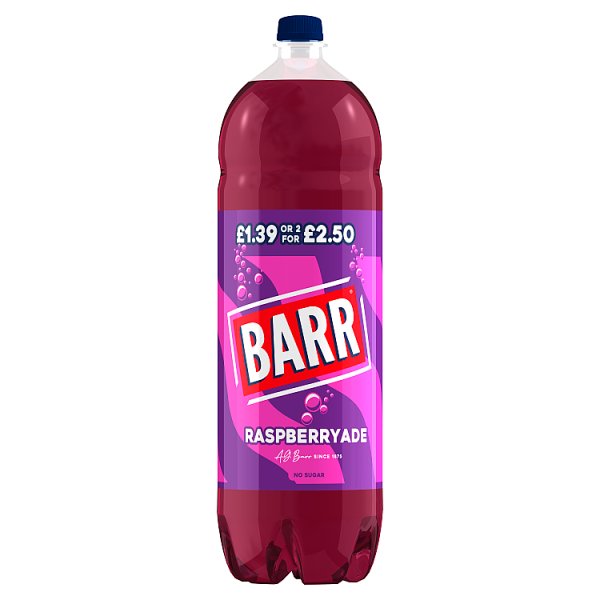 Barr Raspberryade 2 Litre (6 x 2ltr)