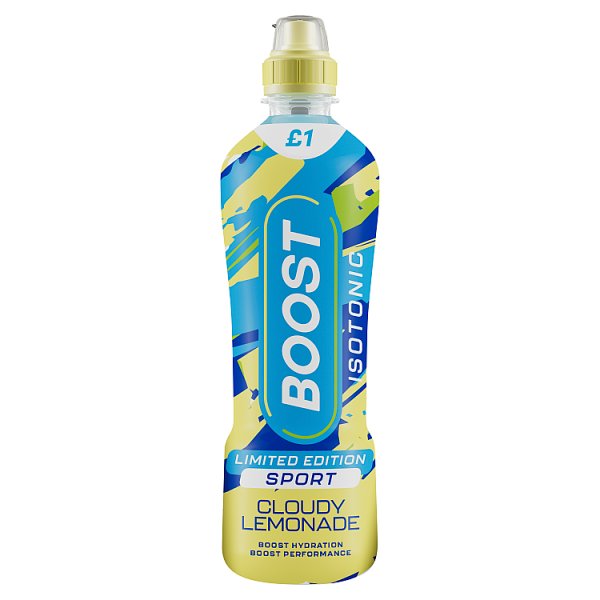 Boost Isotonic Limited Edition Sport Cloudy Lemonade 500ml (12 x 500ml)