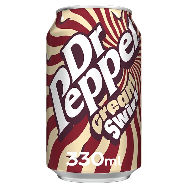 Dr Pepper Cream Swirl 330ml Can (24 x 330ml)