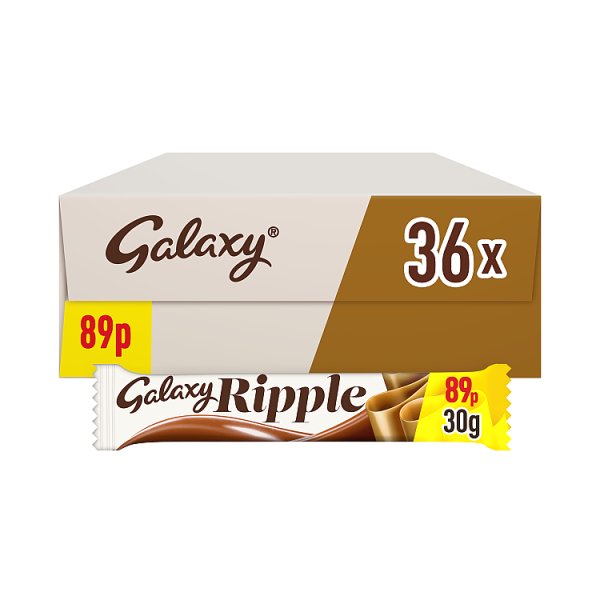 Galaxy Ripple Milk Chocolate Bar 30g (36 x 30g)