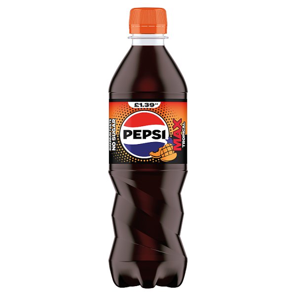 Pepsi Max Tropical Bottle PMP 500ml  (12 x 500ml)