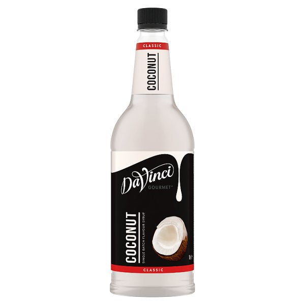 DaVinci Gourmet Classic Coconut Single Batch Flavoured Syrup 1L (6 x 1ltr)