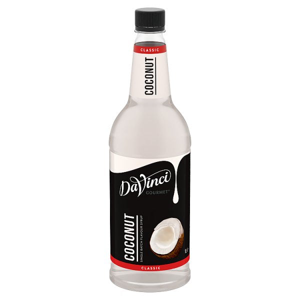 DaVinci Gourmet Classic Coconut Single Batch Flavoured Syrup 1L (6 x 1ltr)