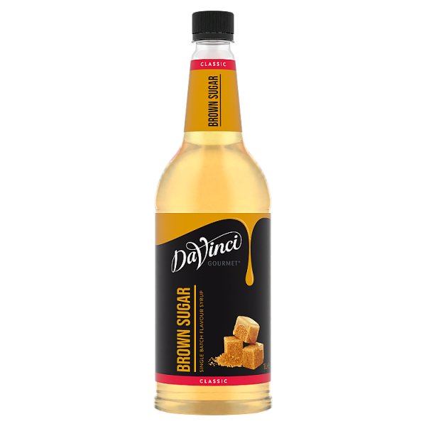 DaVinci Gourmet Classic Brown Sugar Single Batch Flavour Syrup 1L (1 x 1ltr)