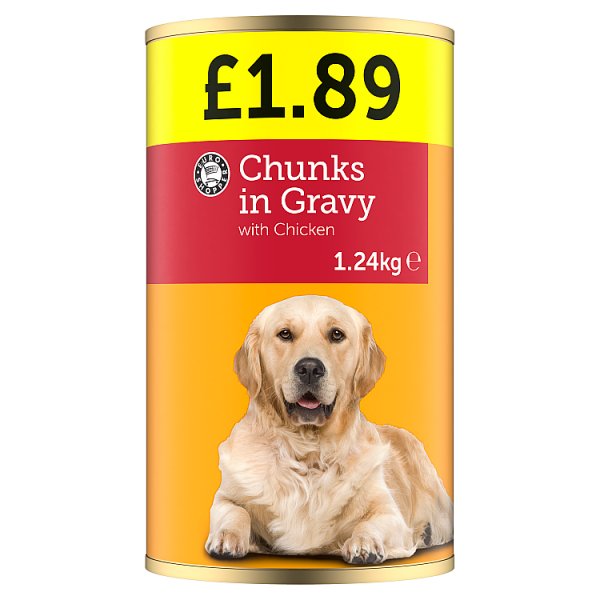 Euro Shopper Chunks in Gravy with Chicken 1.24kg (6 x 1.24kg)