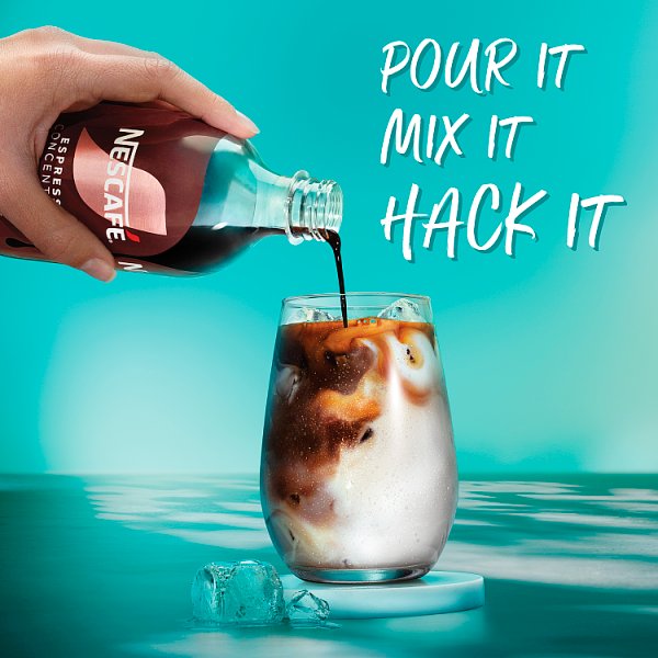Nescafe Iced Coffee Espresso Concentrated Unsweetened 500ml (1 x 500ml)