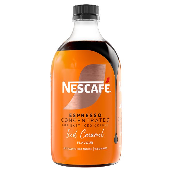 Nescafé Iced Coffee Espresso Concentrated Caramel Flavour 500ml  (1 x 500ml)