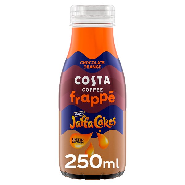 Costa Coffee Frappe Jaffa Cakes Chocolate Orange Iced Coffee 250ml Bottle (12 x 250ml)