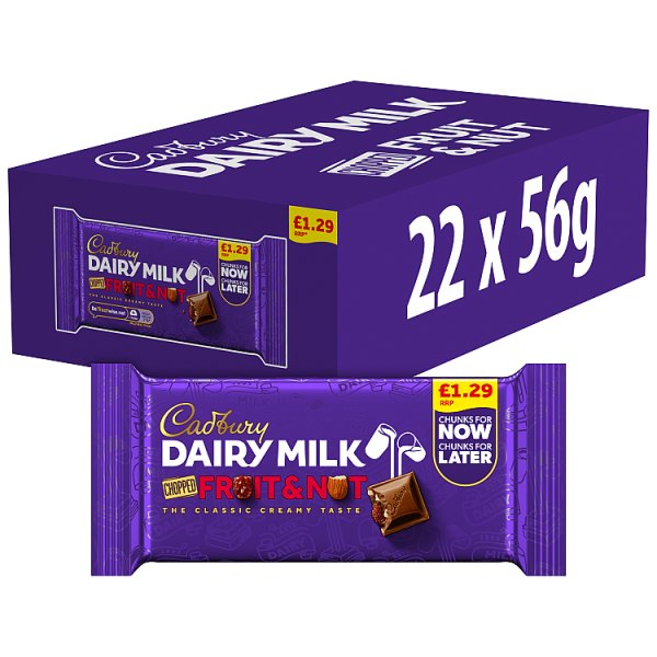 Cadbury Dairy Milk Chocolate 56g (22 x 56G)
