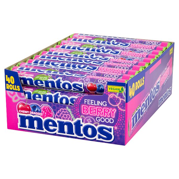 Mentos Chewy Dragees 37.5g (40 x 37.5g)