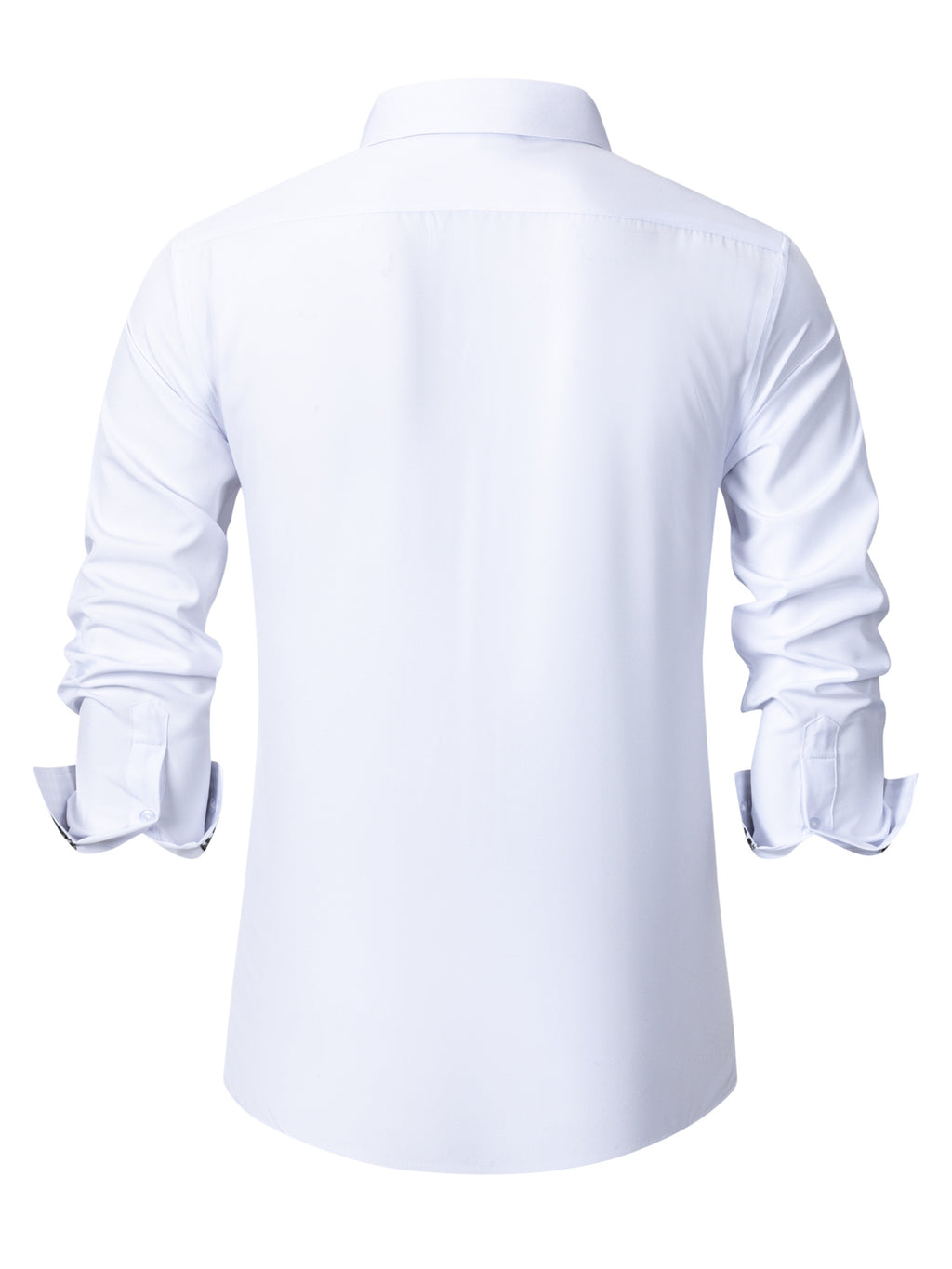 3-Pack Men’s Long Sleeve Dress Shirts – Solid Color, Button-Up, Wrinkle-Resistant, Regular Fit