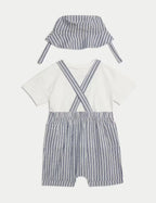 3pc Pure Cotton Peter Rabbit™ Striped Outfit (0-3 Yrs) Honesty Sales