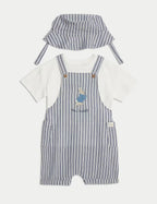 3pc Pure Cotton Peter Rabbit™ Striped Outfit (0-3 Yrs) Honesty Sales