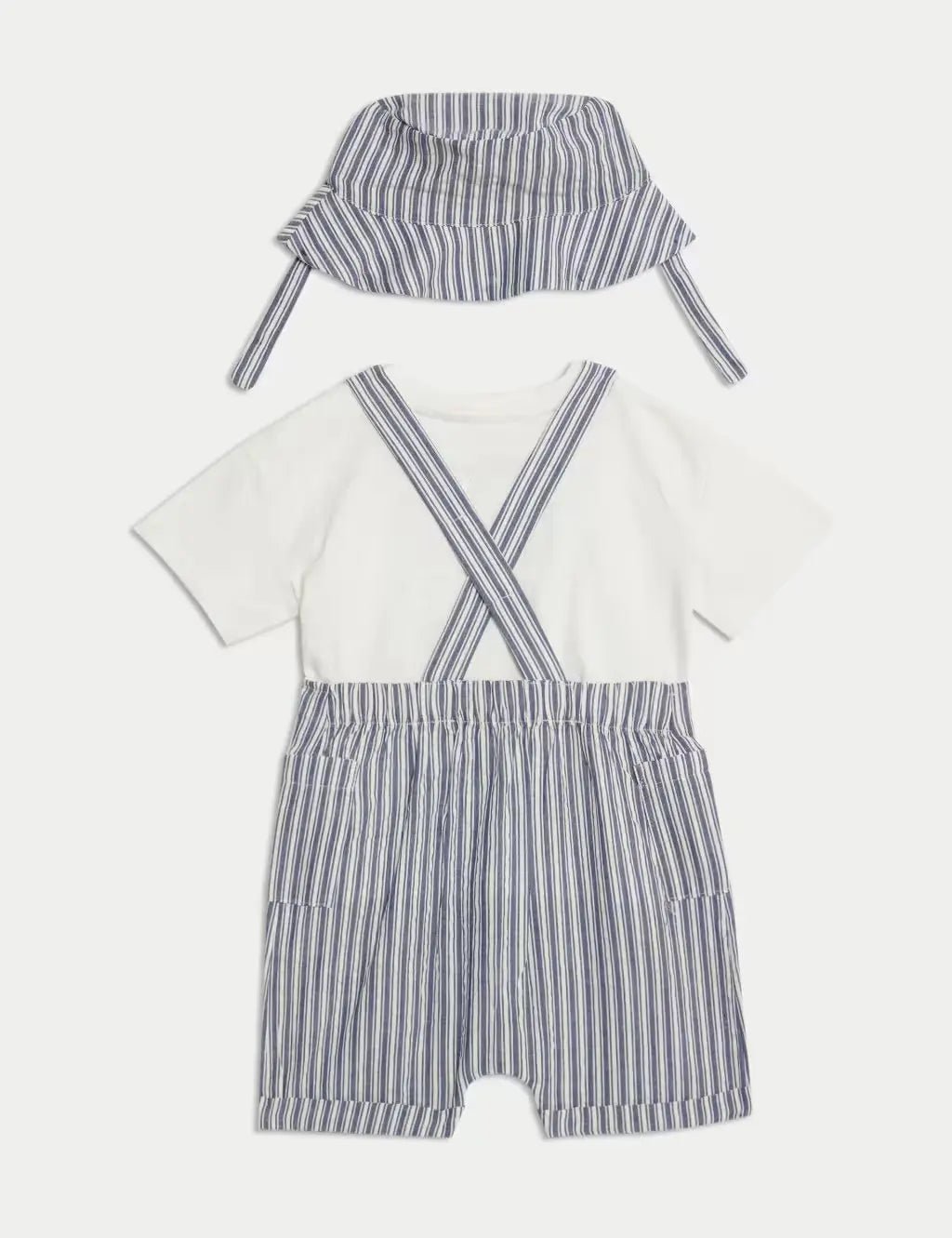 3pc Pure Cotton Peter Rabbit™ Striped Outfit (0 - 3 Yrs) - Honesty Sales