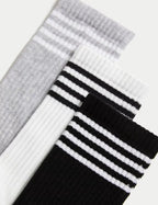 3pk Cotton Blend Ankle High Socks Honesty Sales