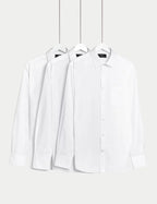 3pk Regular Fit Easy Iron Long Sleeve Shirts Honesty Sales