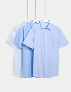 3pk Regular Fit Easy Iron Short Sleeve Shirts Honesty Sales