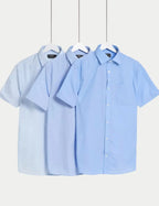 3pk Regular Fit Easy Iron Short Sleeve Shirts Honesty Sales