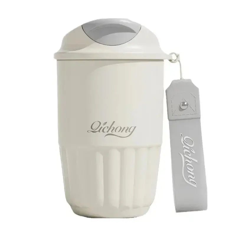 410ml Ceramic Lined Thermos Coffee Cup – Double Wall Stainless Steel Vacuum Insulated Thermal Mug Tumbler Gift - Honesty Sales