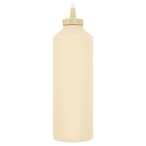 Large Beige Plastic Mustard Dispenser (1 x Lge)