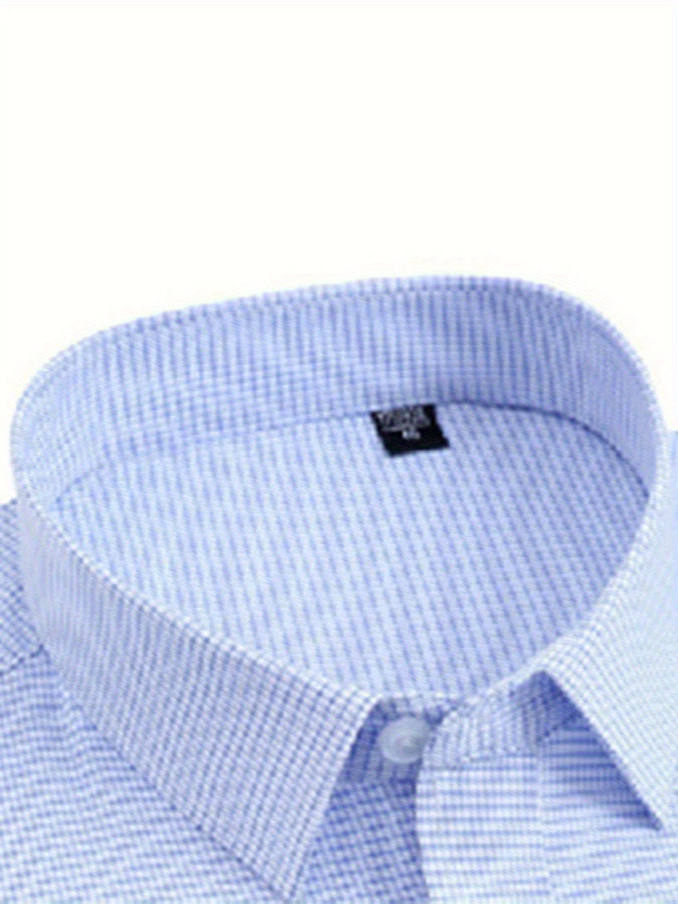 Men’s Plaid Bamboo Fiber Henley Shirt – Lightweight Button-Up, Regular Fit, Summer Wear