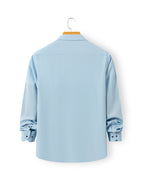 5-Pack Men’s Long Sleeve Dress Shirts – Solid Colors, Button-Down, Wrinkle-Resistant, All-Season Wear