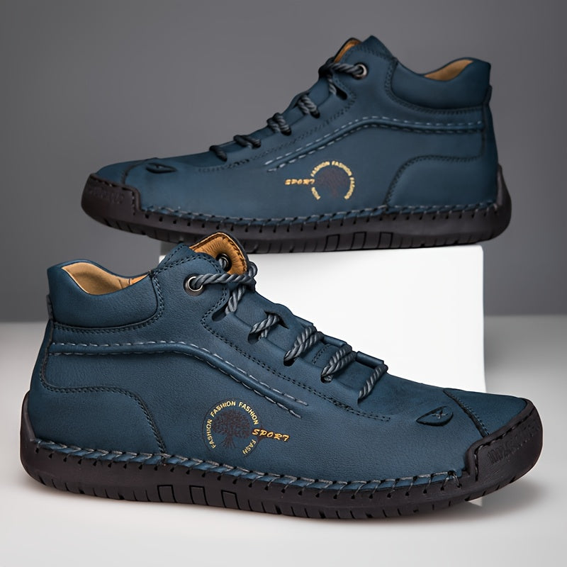 Men’s Oxford & Derby Hiking Shoes – Non-Slip Lace-Up Ankle Boots, Casual & Classic Style Image secondaire du produit