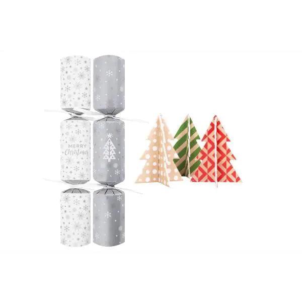 50 x 10" Eco Silver Tree Catering Cracker - Honesty Sales