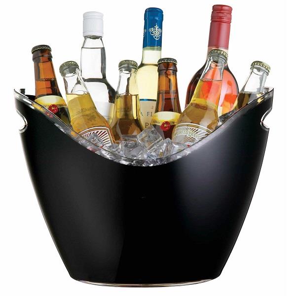Black Acrylic Drinks Pail / Cooler Hauptbild