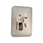 58oz WHITE BASE RECT MICROWAVE CONTAINER + LIDS  Honesty Sales U.K