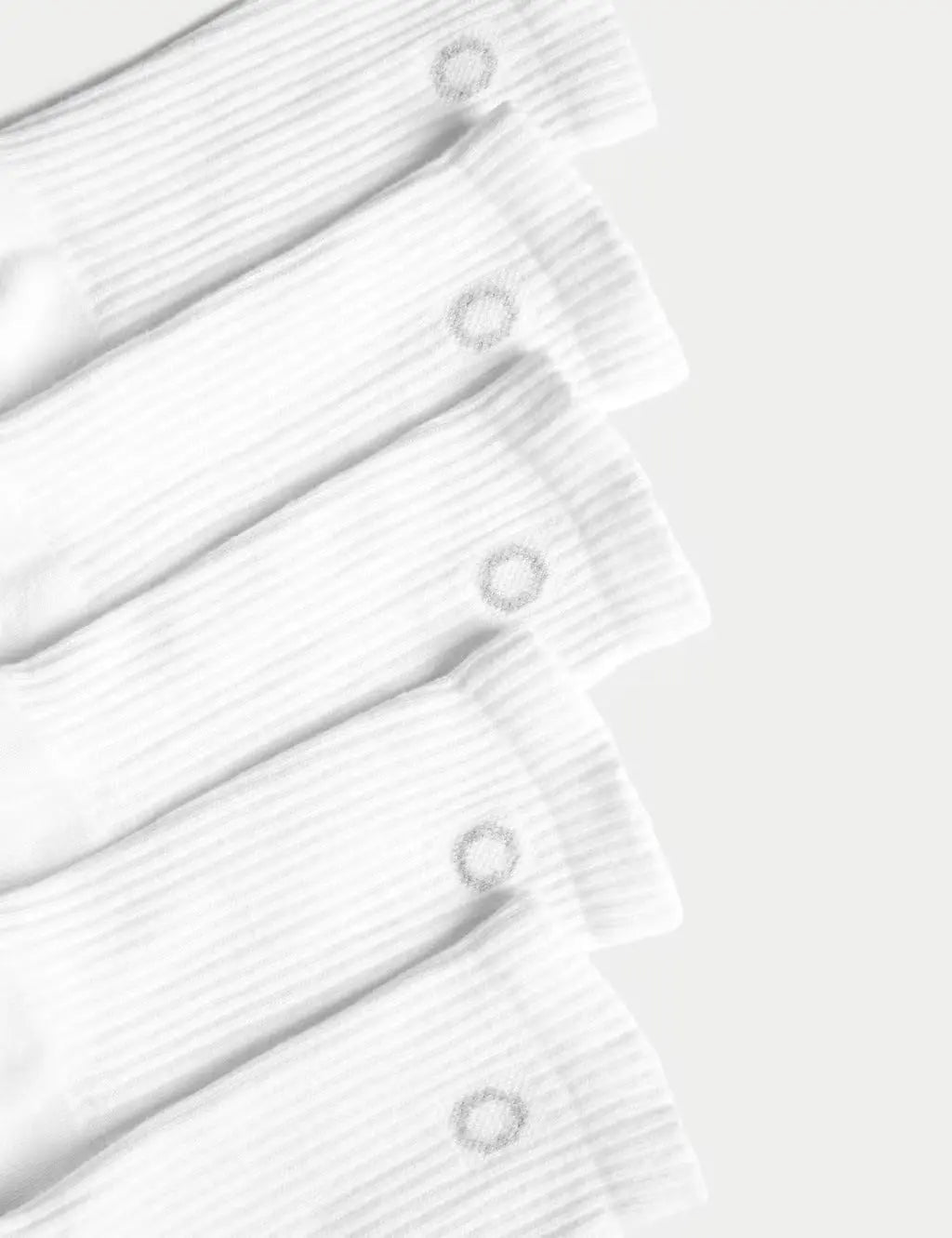 5pk Cotton Rich Cushioned Crew Socks - Honesty Sales